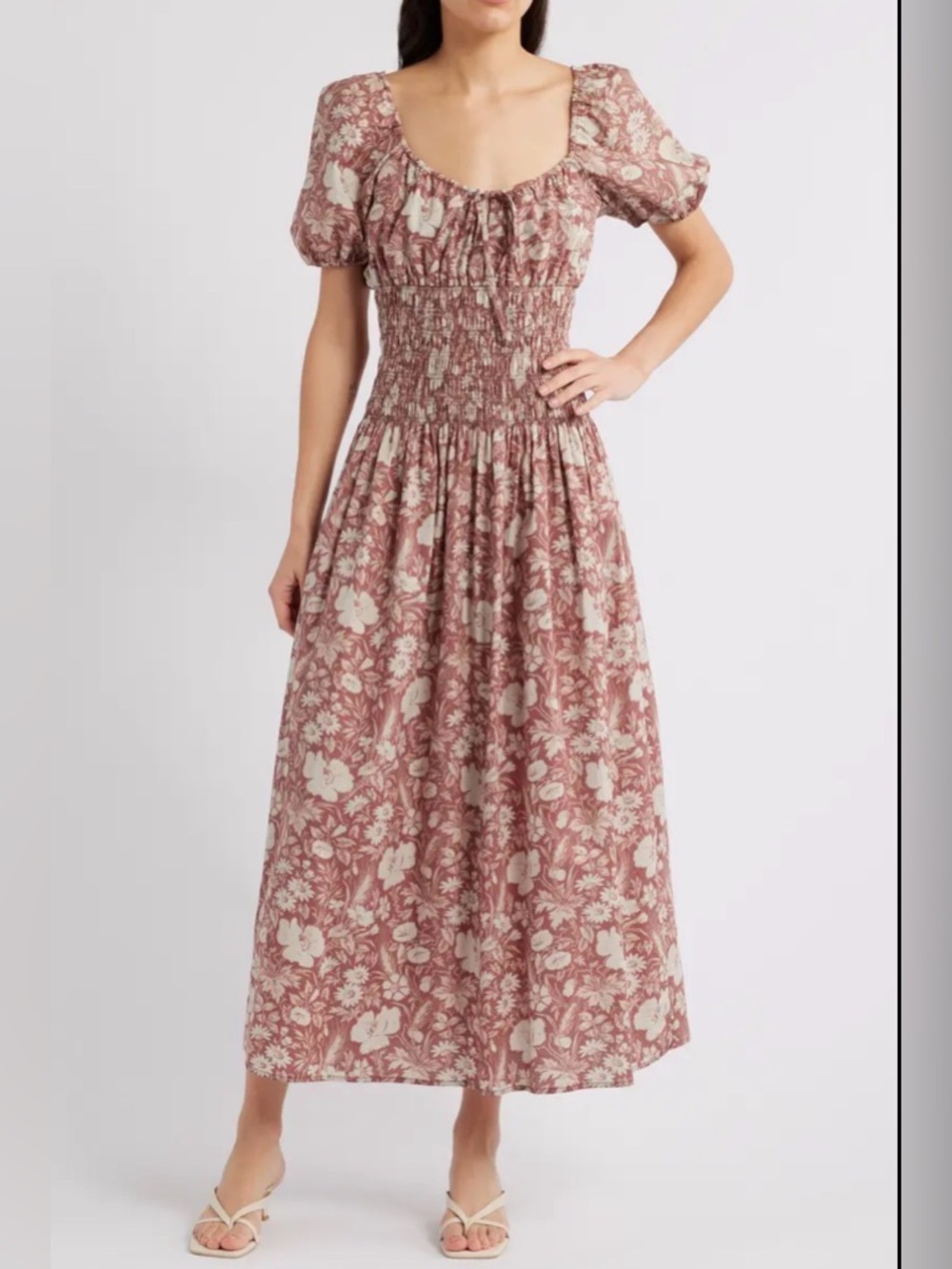 faithful the brand beatrice floral midi